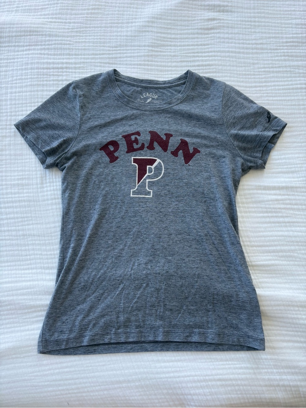 University of Pennsylvania T-Shirt Gray Short Sleeve Women’s Size Small UPenn